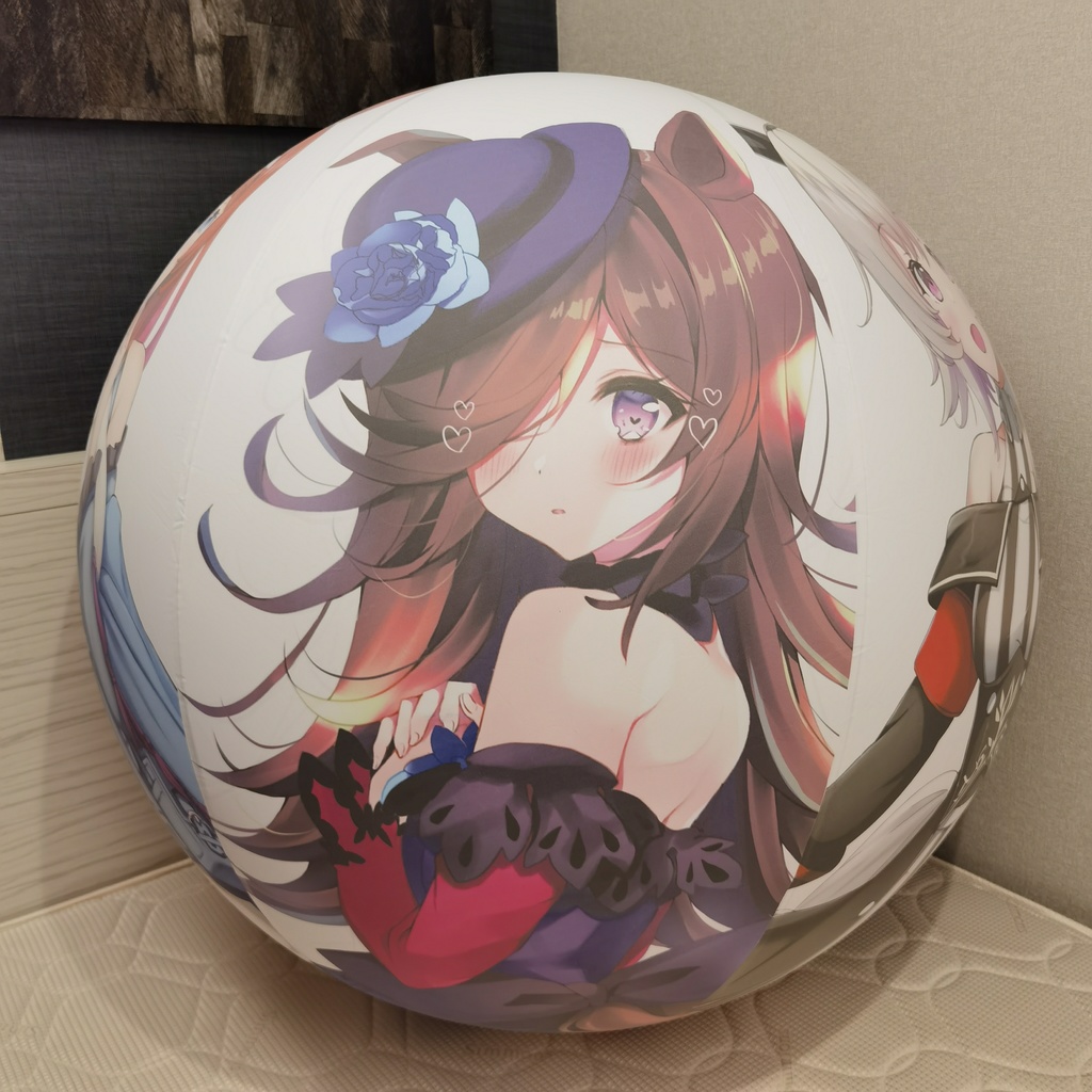 娘ビーチボール Musume inflatable(spherical shape)