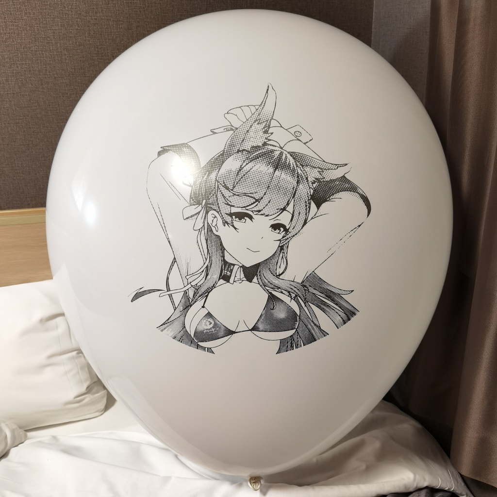 【Price down!!】RQ愛宕風船 36inch パドル(オーバル)型 Grid girl Atago balloon Paddle(oval) type