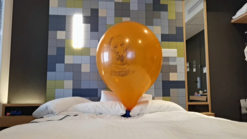 妖夢風船割り動画 Yomu balloon popping video