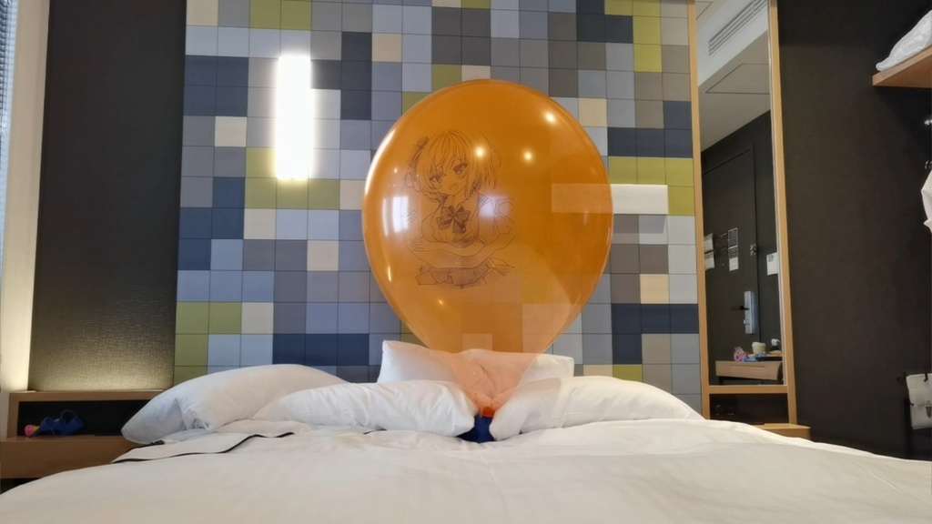 妖夢風船割り動画 Yomu balloon popping video