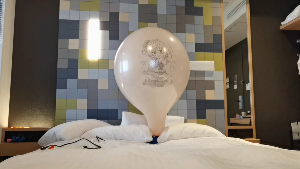 妖夢風船割り動画 Yomu balloon popping video