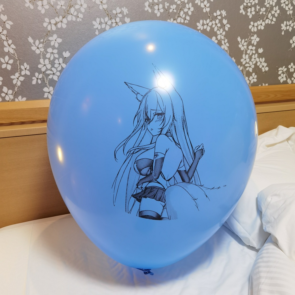 RQ信濃 風船 36inch パドル(オーバル)型 Grid girl Shinano balloon Paddle(oval) type