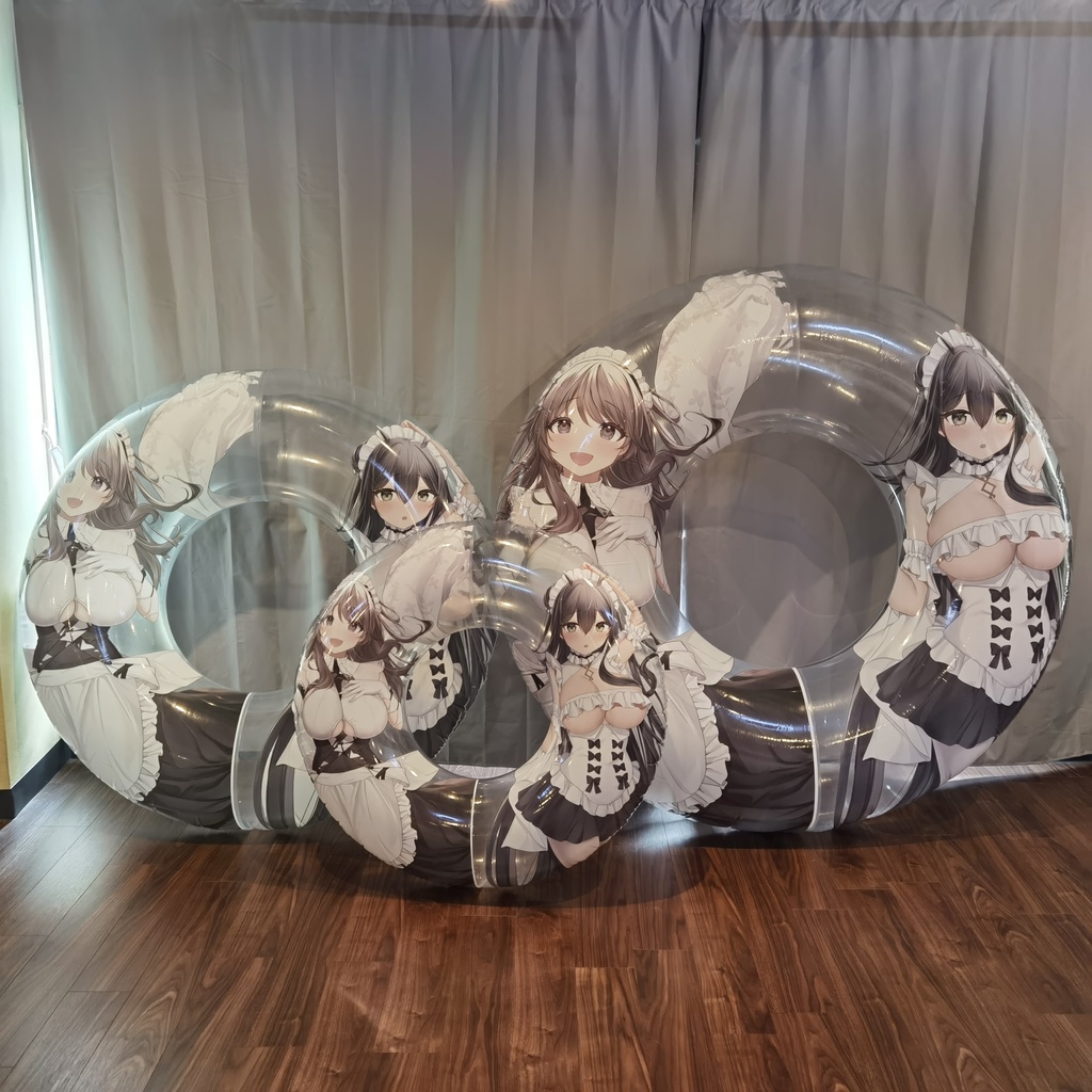 カリブディスママァ&インドミタブル浮き輪 Charybdis mommy & Indomitable ring-shape inflatable
