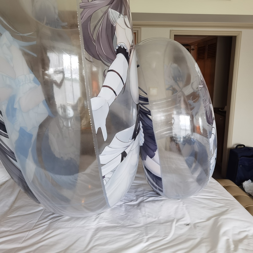 カリブディスママァ&インドミタブル浮き輪 Charybdis mommy & Indomitable ring-shape inflatable