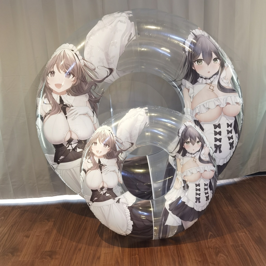 カリブディスママァ&インドミタブル浮き輪 Charybdis mommy & Indomitable ring-shape inflatable