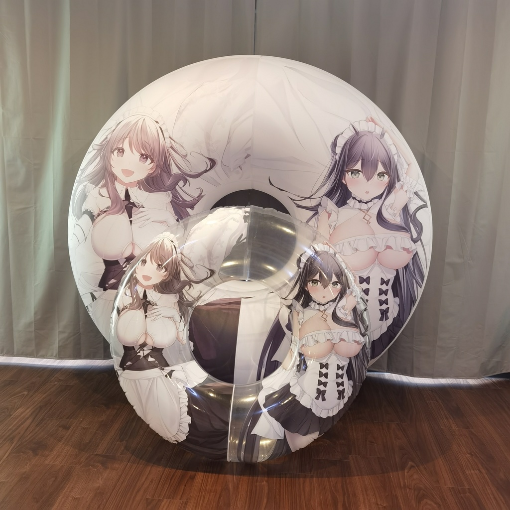 カリブディスママァ&インドミタブル浮き輪 Charybdis mommy & Indomitable ring-shape inflatable