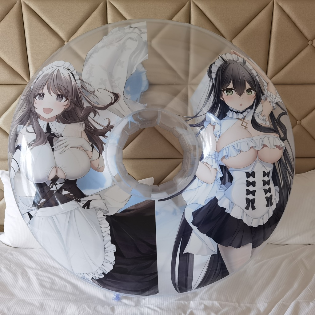 カリブディスママァ&インドミタブル浮き輪 Charybdis mommy & Indomitable ring-shape inflatable