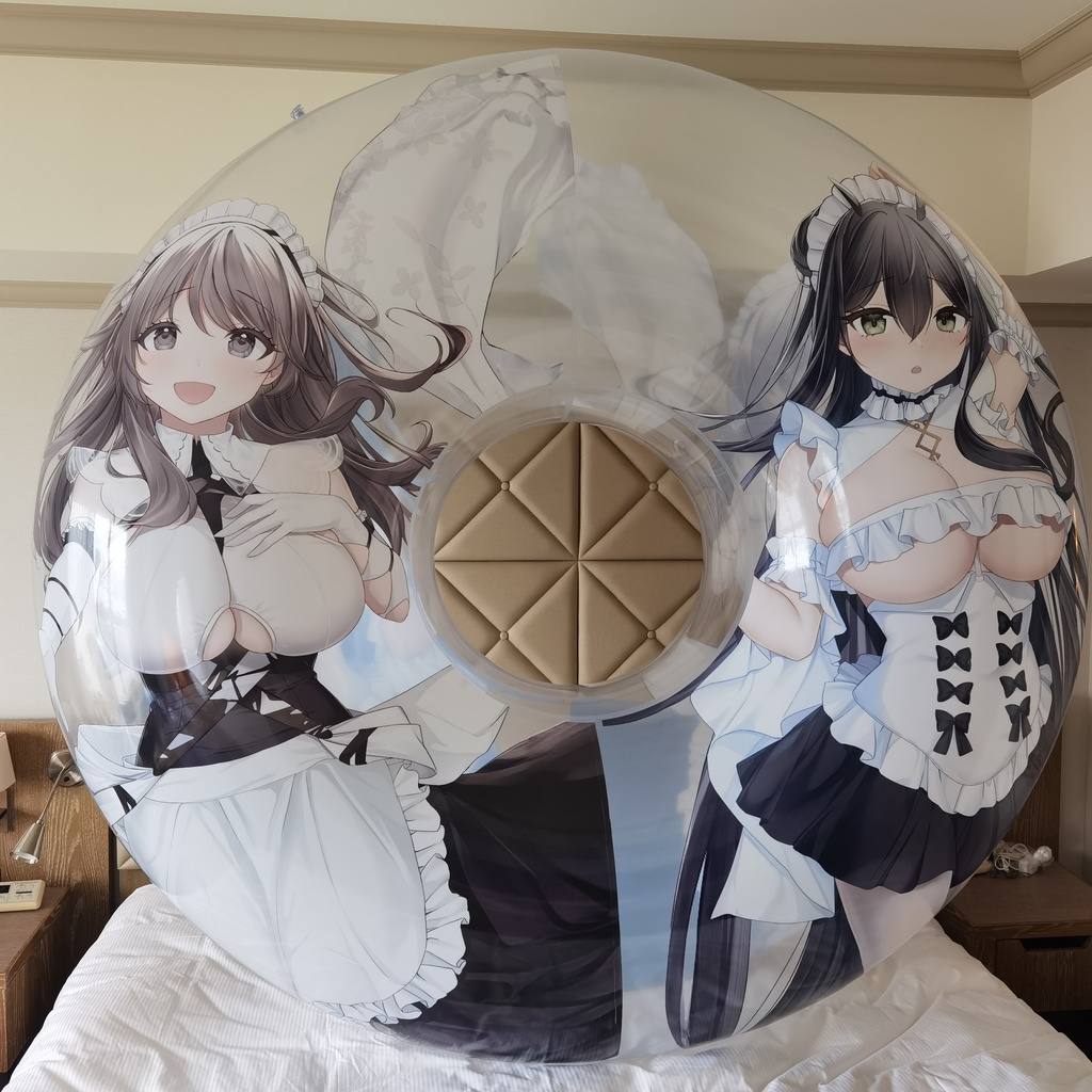カリブディスママァ&インドミタブル浮き輪 Charybdis mommy & Indomitable ring-shape inflatable