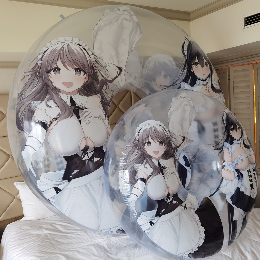 カリブディスママァ&インドミタブル浮き輪 Charybdis mommy & Indomitable ring-shape inflatable