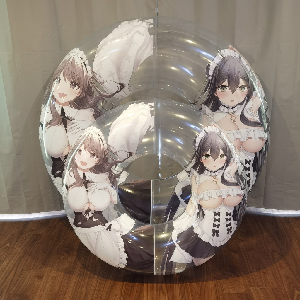 カリブディスママァ&インドミタブル浮き輪 Charybdis mommy & Indomitable ring-shape inflatable