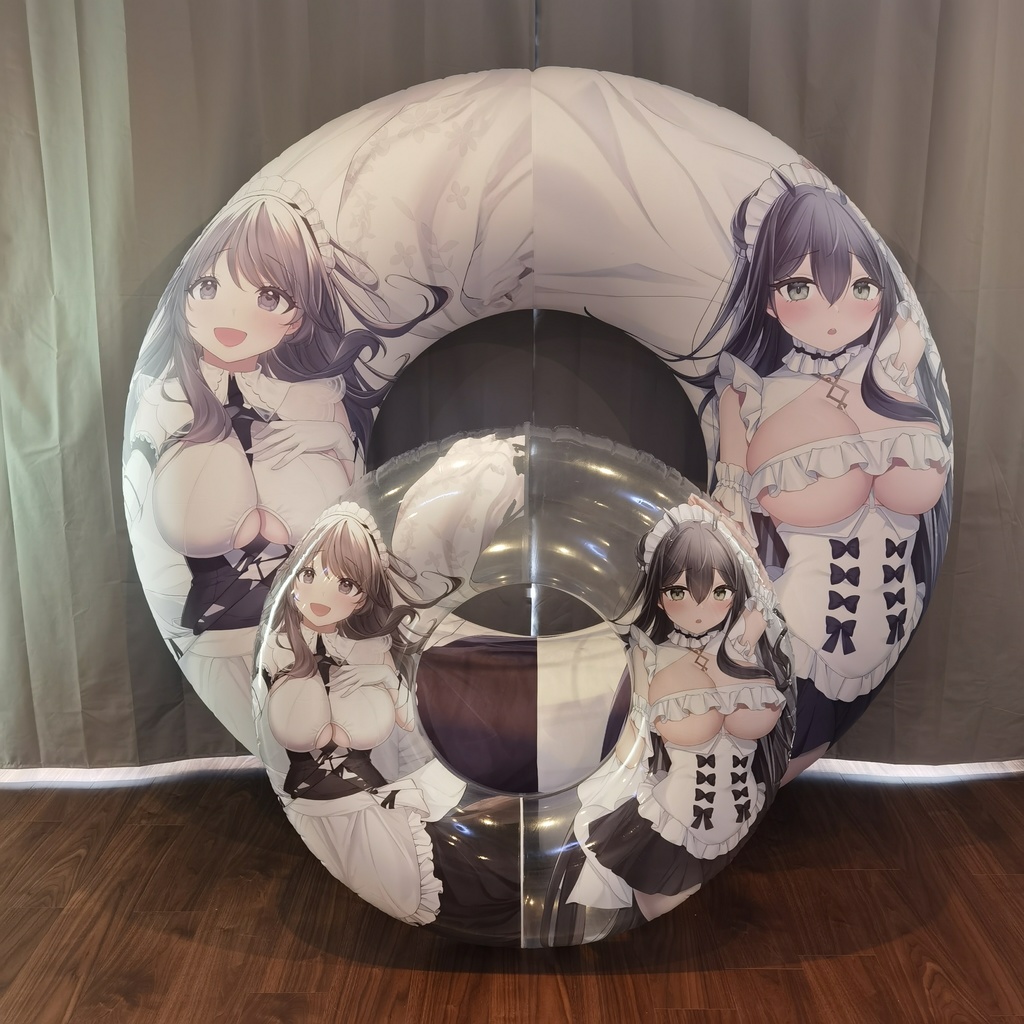 カリブディスママァ&インドミタブル浮き輪 Charybdis mommy & Indomitable ring-shape inflatable