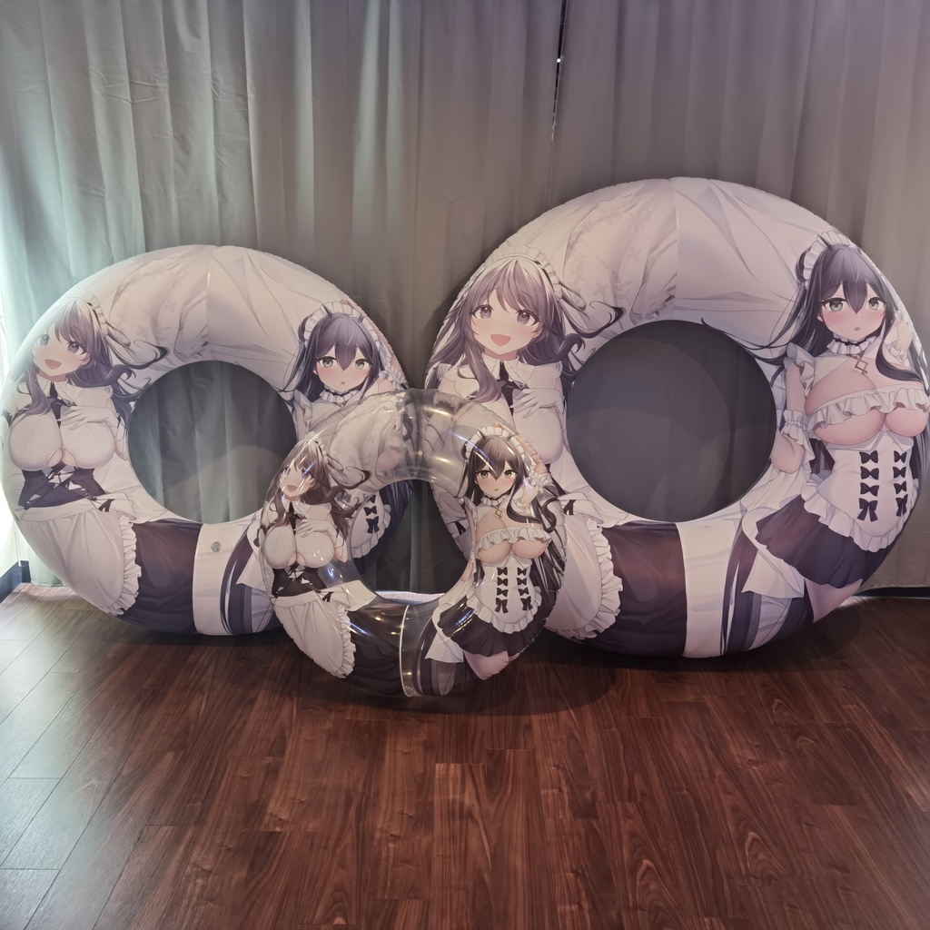 カリブディスママァ&インドミタブル浮き輪 Charybdis mommy & Indomitable ring-shape inflatable