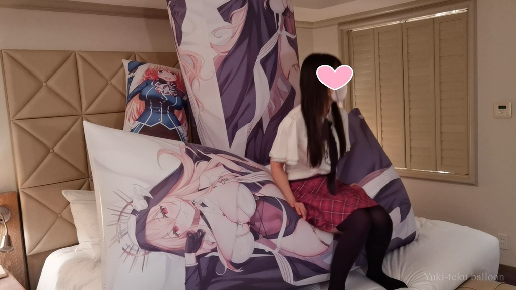 黒髪Mちゃんの空ビ遊び M-chan's inflatable play