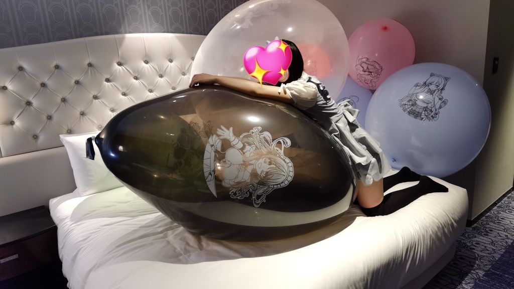 カリブディスママァ ロングネックバルーン 36inch Charybdis Long-neck balloon