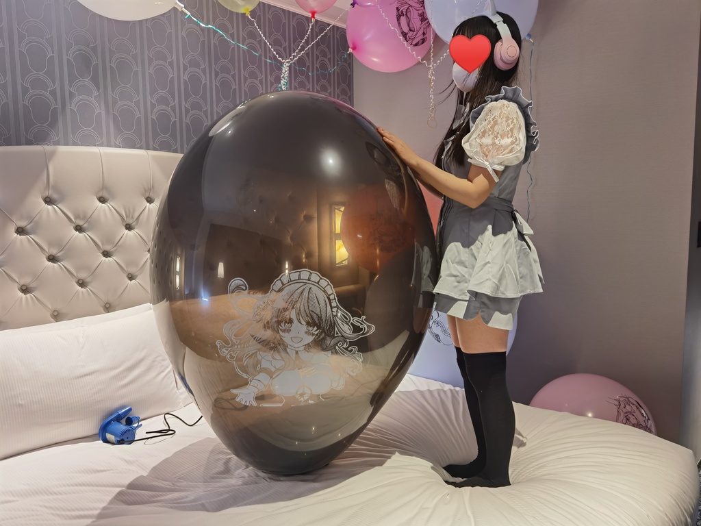 カリブディスﾏﾏｧ ロングネックバルーン 36inch Charybdis Long-neck balloon