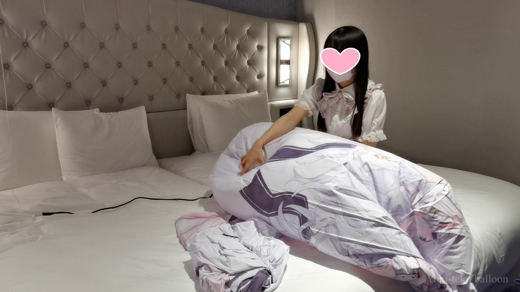 黒髪Mちゃんの空ビ遊び5 M-chan's inflatable play5