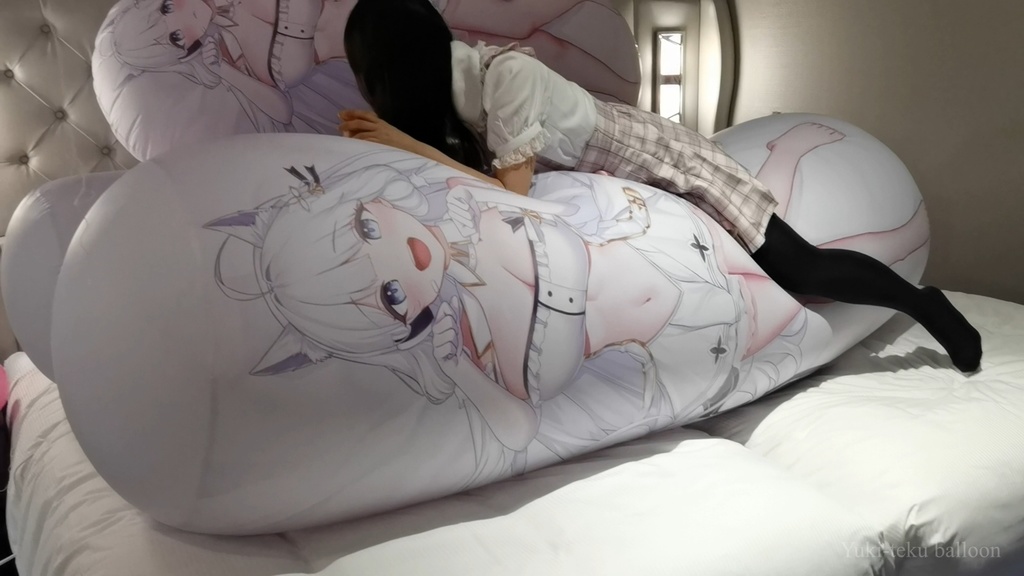 黒髪Mちゃんの空ビ遊び5 M-chan's inflatable play5