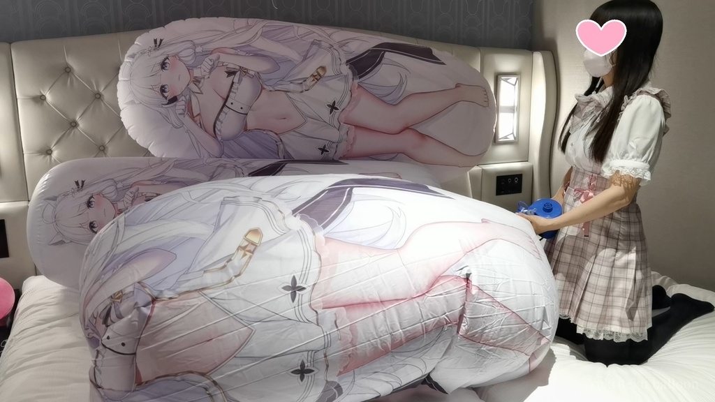 黒髪Mちゃんの空ビ遊び5 M-chan's inflatable play5