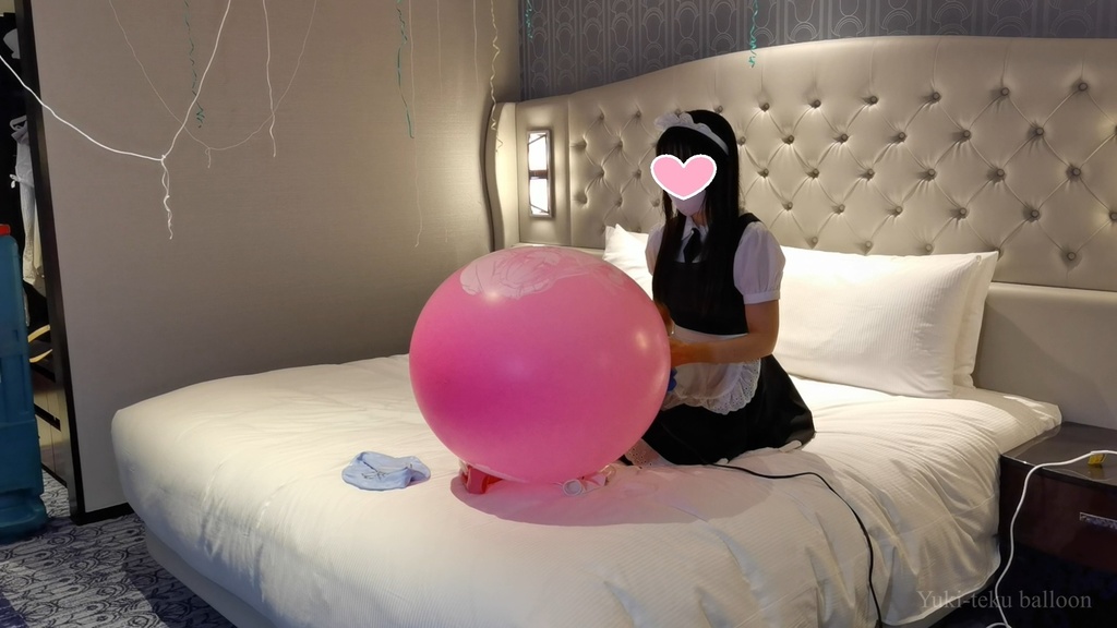 メイドMちゃんのイラスト風船遊び2 Maid M-chan's Anime balloon play2