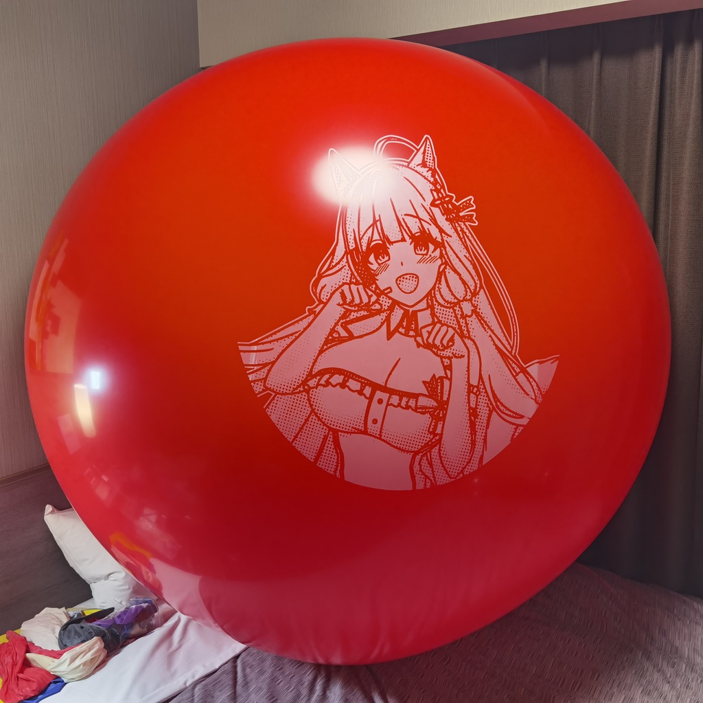 猫耳イラストリアス 風船 72inch Cat ear Illustrious balloon