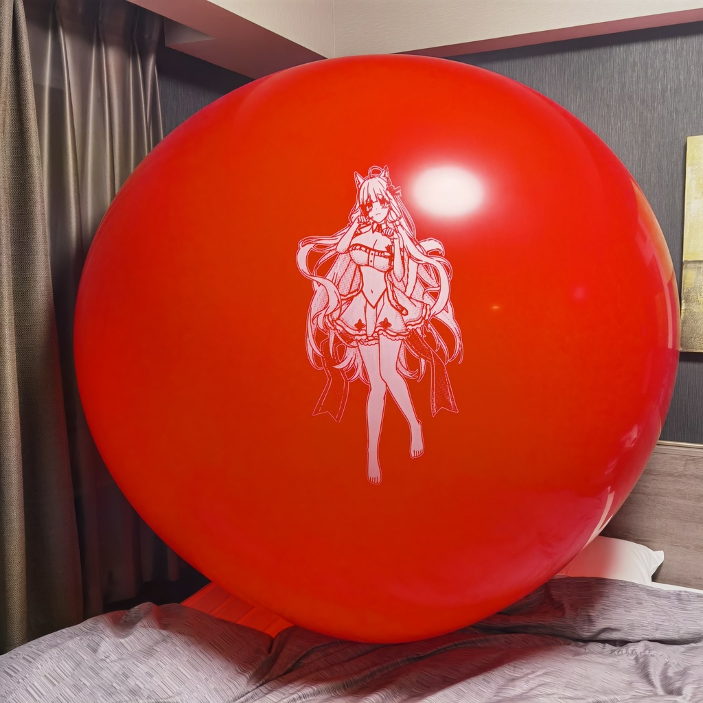 猫耳イラストリアス 風船 72inch Cat ear Illustrious balloon