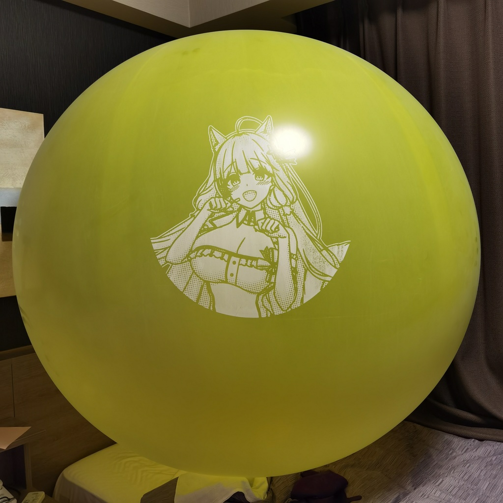 猫耳イラストリアス ゴム気球 Cat ear Illustrious weather balloon