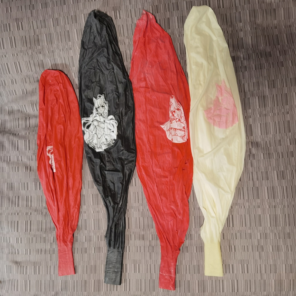 猫耳イラストリアス ゴム気球 Cat ear Illustrious weather balloon