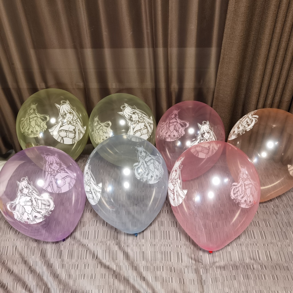 猫耳イラストリアス 風船 12nch Cat ear Illustrious balloon (White ver)