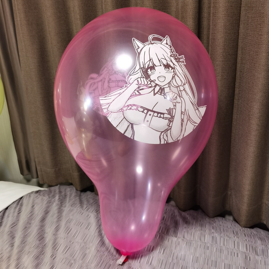 【Price down!!】猫耳イラストリアス ロングネック風船 24inch Long-neck Cat ear Illustrious balloon