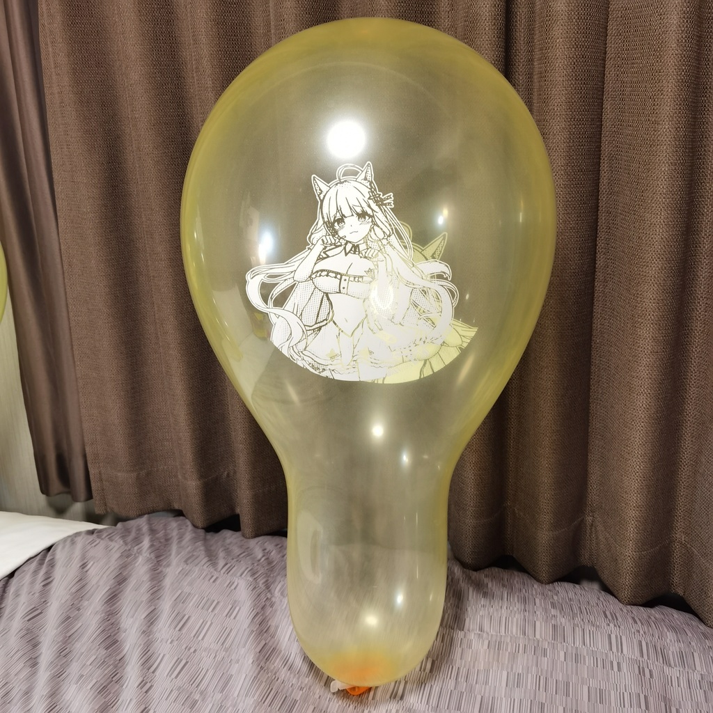 【Price down!!】猫耳イラストリアス ロングネック風船 24inch Long-neck Cat ear Illustrious balloon