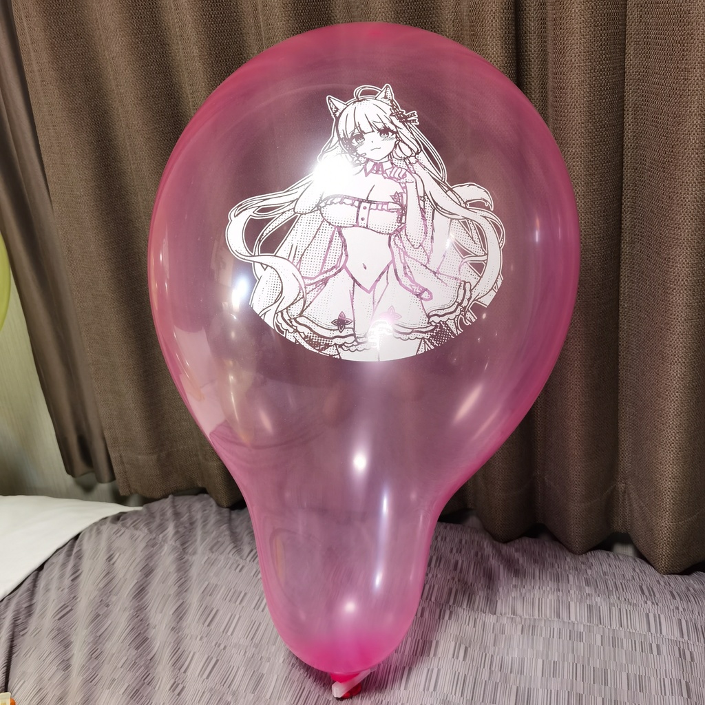 【Price down!!】猫耳イラストリアス ロングネック風船 24inch Long-neck Cat ear Illustrious balloon