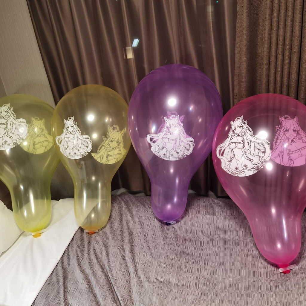 24インチロングネック風船 3キャラセット 24inch Long-neck balloon 3 Characters set