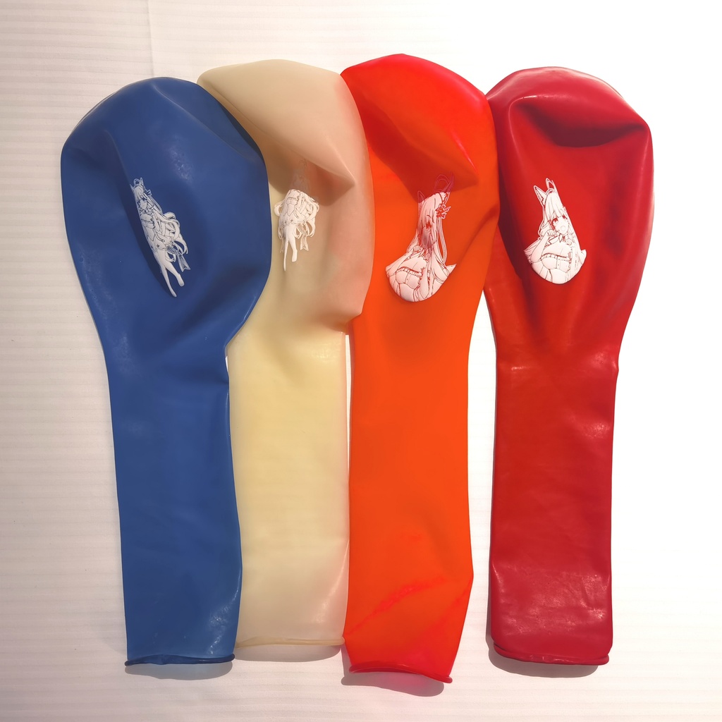 【Price down!!】猫耳イラストリアス ロングネック風船 32inch Long-neck Cat ear Illustrious balloon