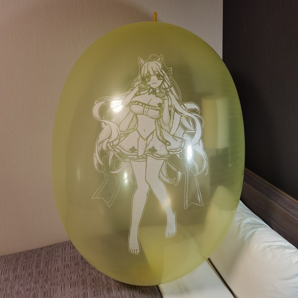 【Price down!!】猫耳イラストリアス ロング風船 Cat ear Illustrious Long balloon 900L
