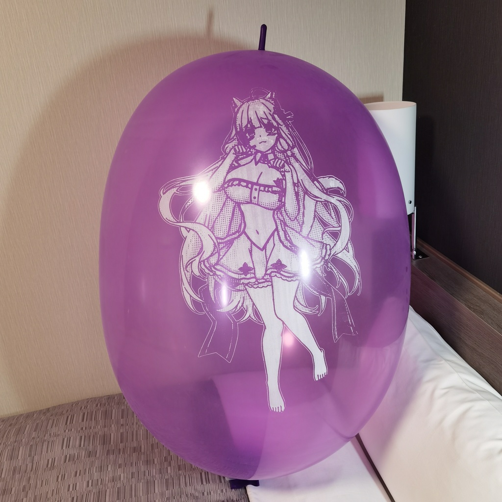 【Price down!!】猫耳イラストリアス ロング風船 Cat ear Illustrious Long balloon 900L