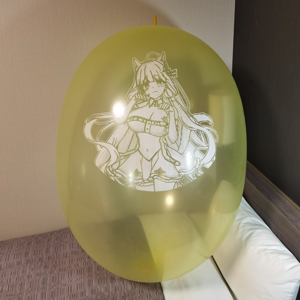 【Price down!!】猫耳イラストリアス ロング風船 Cat ear Illustrious Long balloon 900L