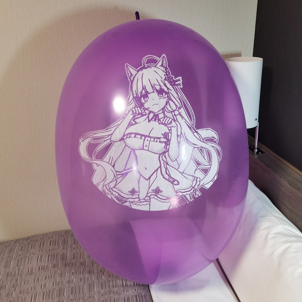 【Price down!!】猫耳イラストリアス ロング風船 Cat ear Illustrious Long balloon 900L