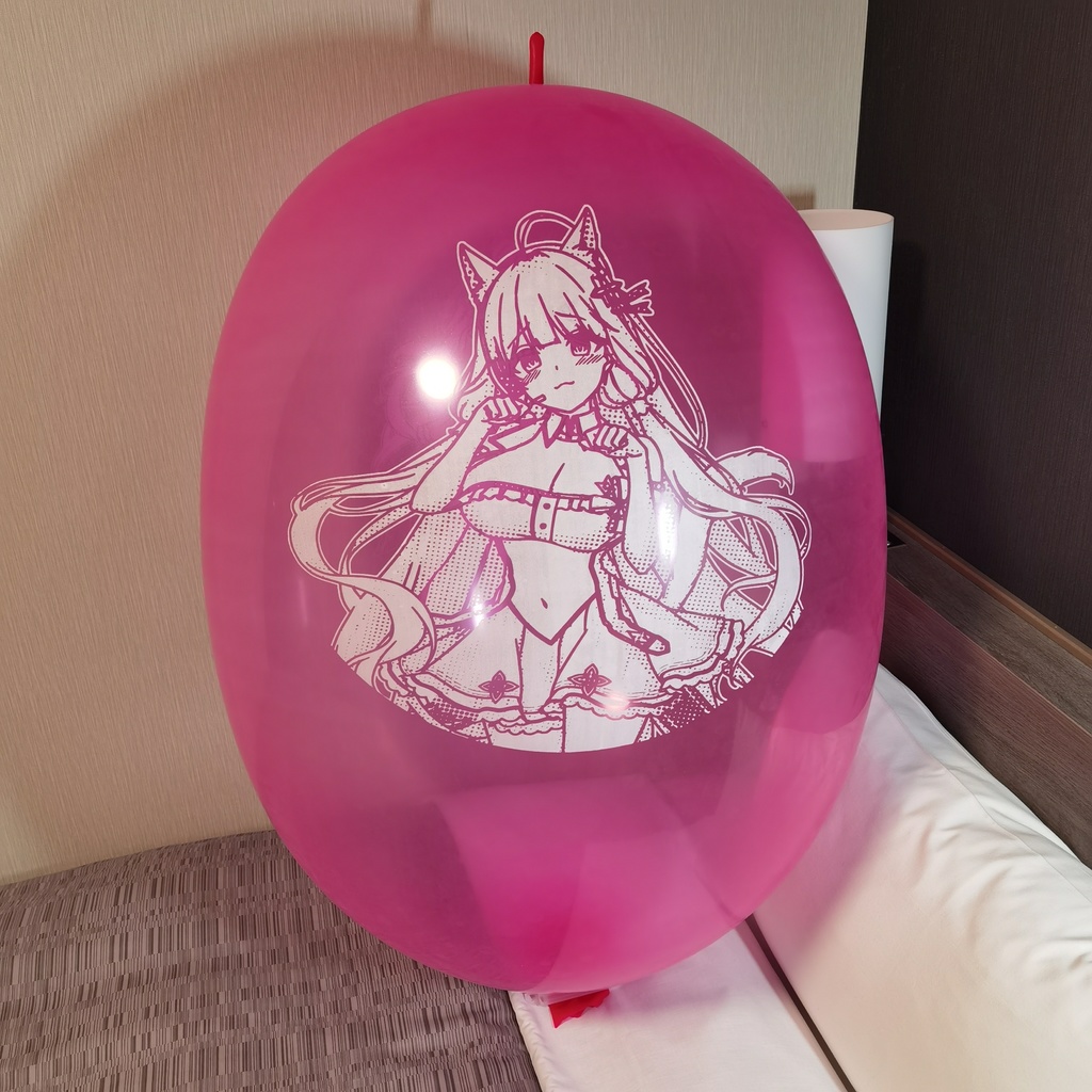 【Price down!!】猫耳イラストリアス ロング風船 Cat ear Illustrious Long balloon 900L
