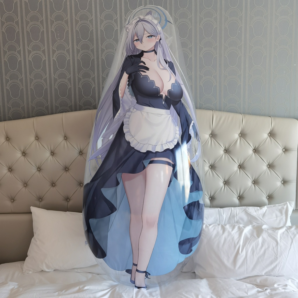 メイドなシロコ 空ビ Maid style shiroko inflatable