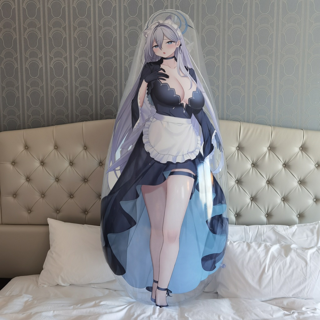 メイドなシロコ 空ビ Maid style shiroko inflatable