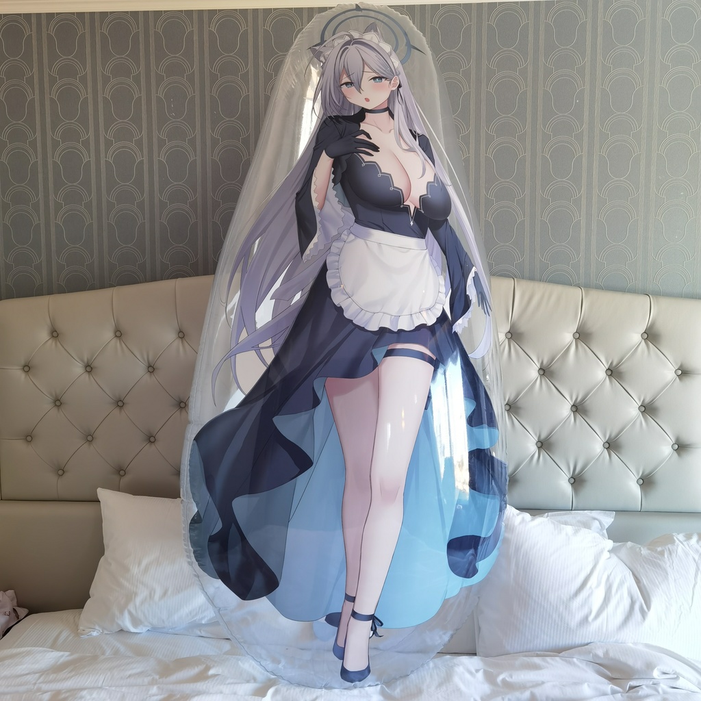 メイドなシロコ 空ビ Maid style shiroko inflatable