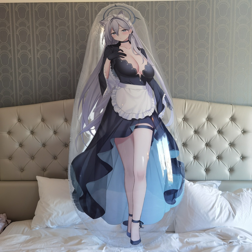 メイドなシロコ 空ビ Maid style shiroko inflatable