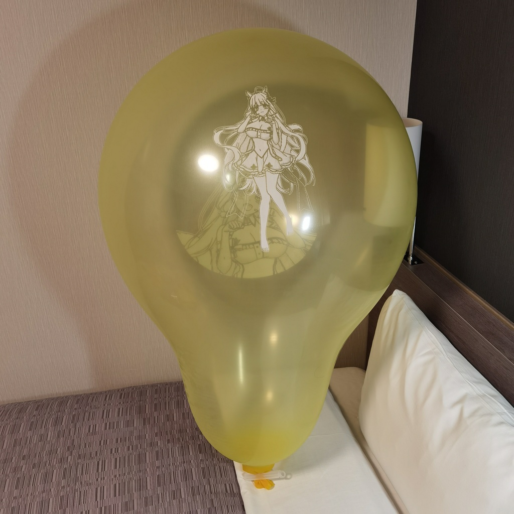 【Price down!!】猫耳イラストリアス ロングネック風船 36inch Long-neck Cat ear Illustrious balloon