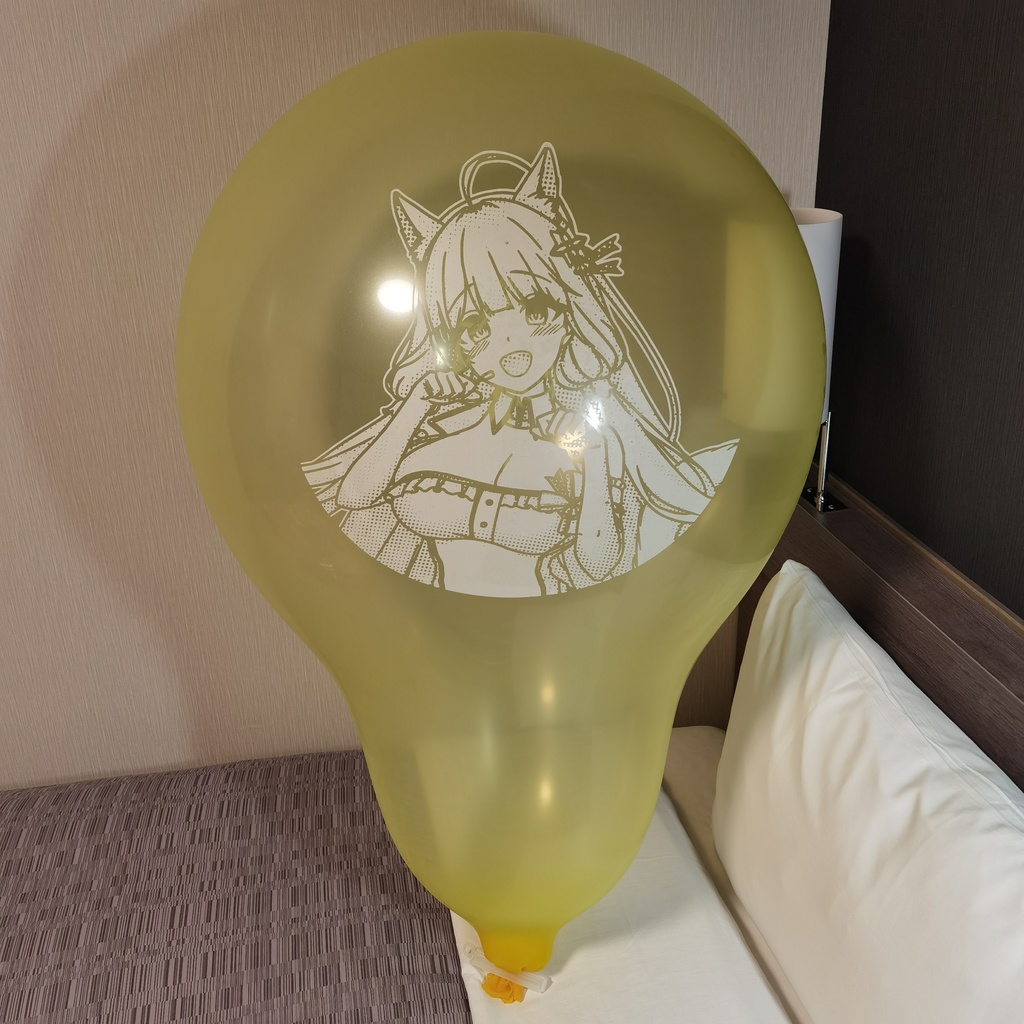 【Price down!!】猫耳イラストリアス ロングネック風船 36inch Long-neck Cat ear Illustrious balloon