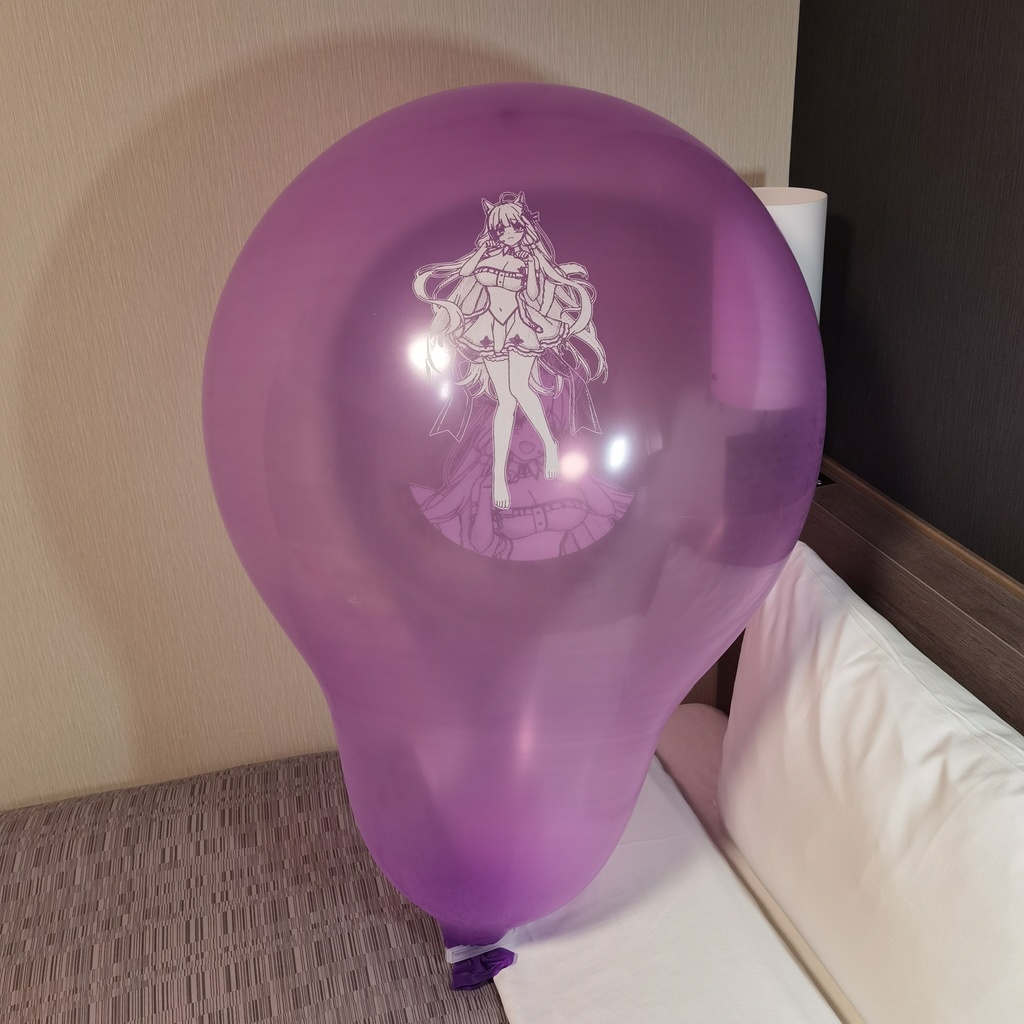 【Price down!!】猫耳イラストリアス ロングネック風船 36inch Long-neck Cat ear Illustrious balloon