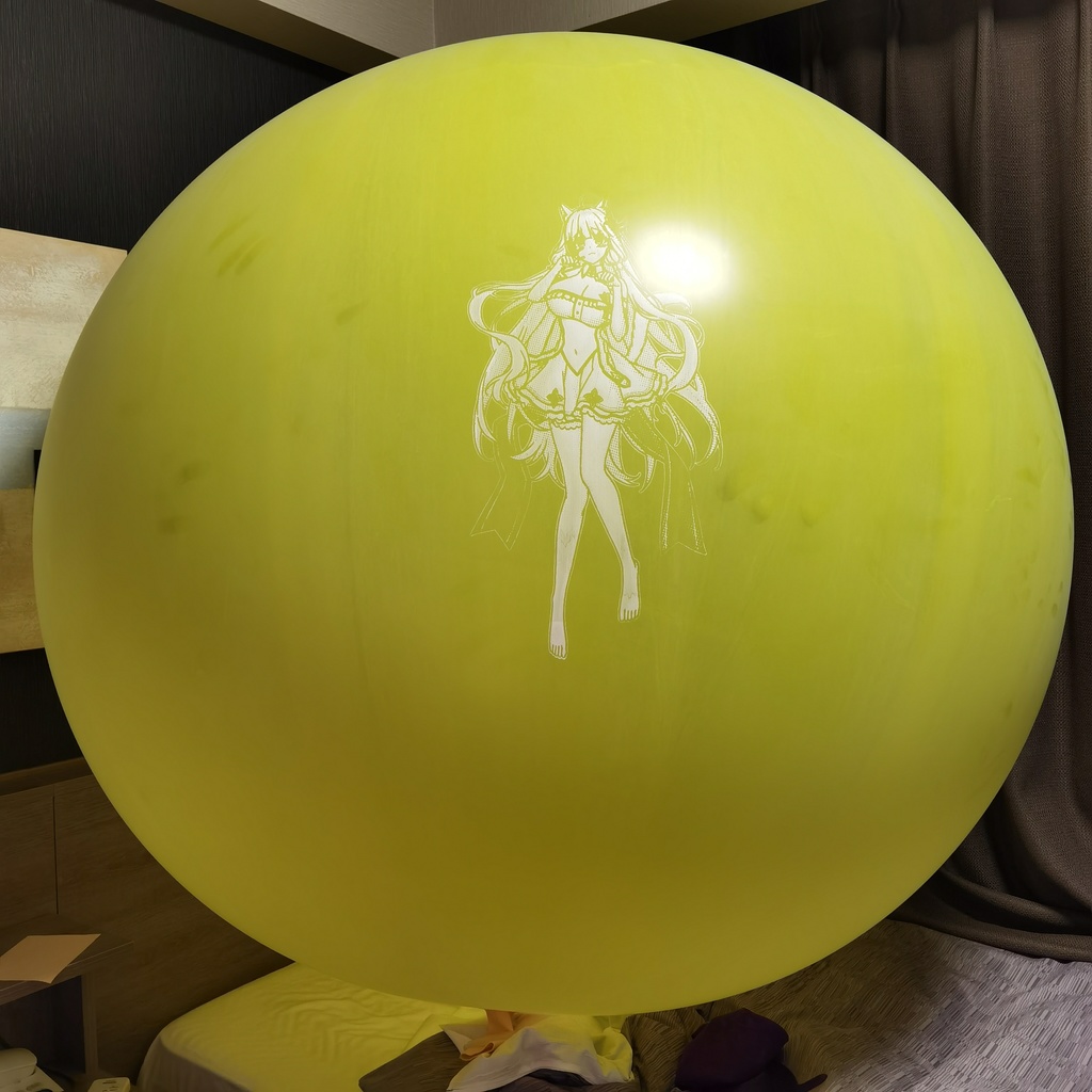 【Price down!!】猫耳イラストリアス ゴム気球 72inch Cat ear Illustrious weather balloon