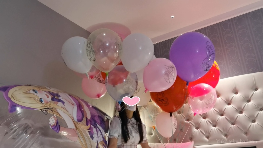 JK Mちゃんの空ビ遊び JK M-chan's inflatable play