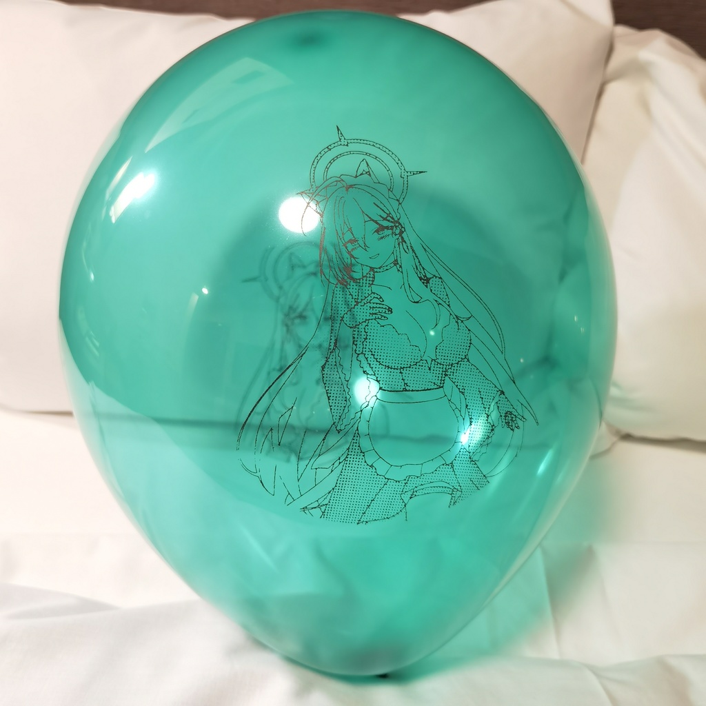 メイドなシロコ 風船 12inch Maid style shiroko balloon