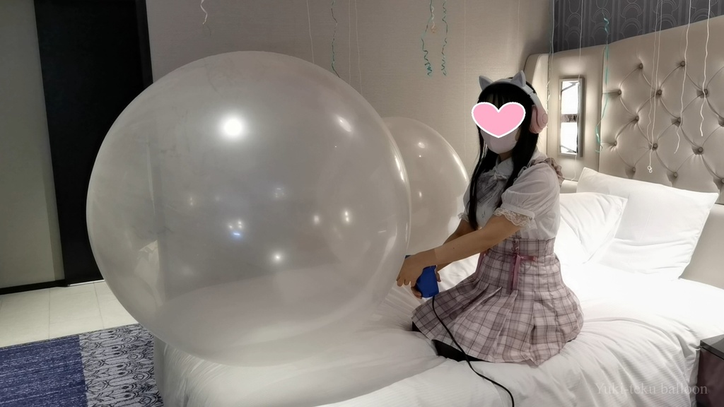 JK Mちゃんの気球遊び JK style M-chan's Weather balloon play
