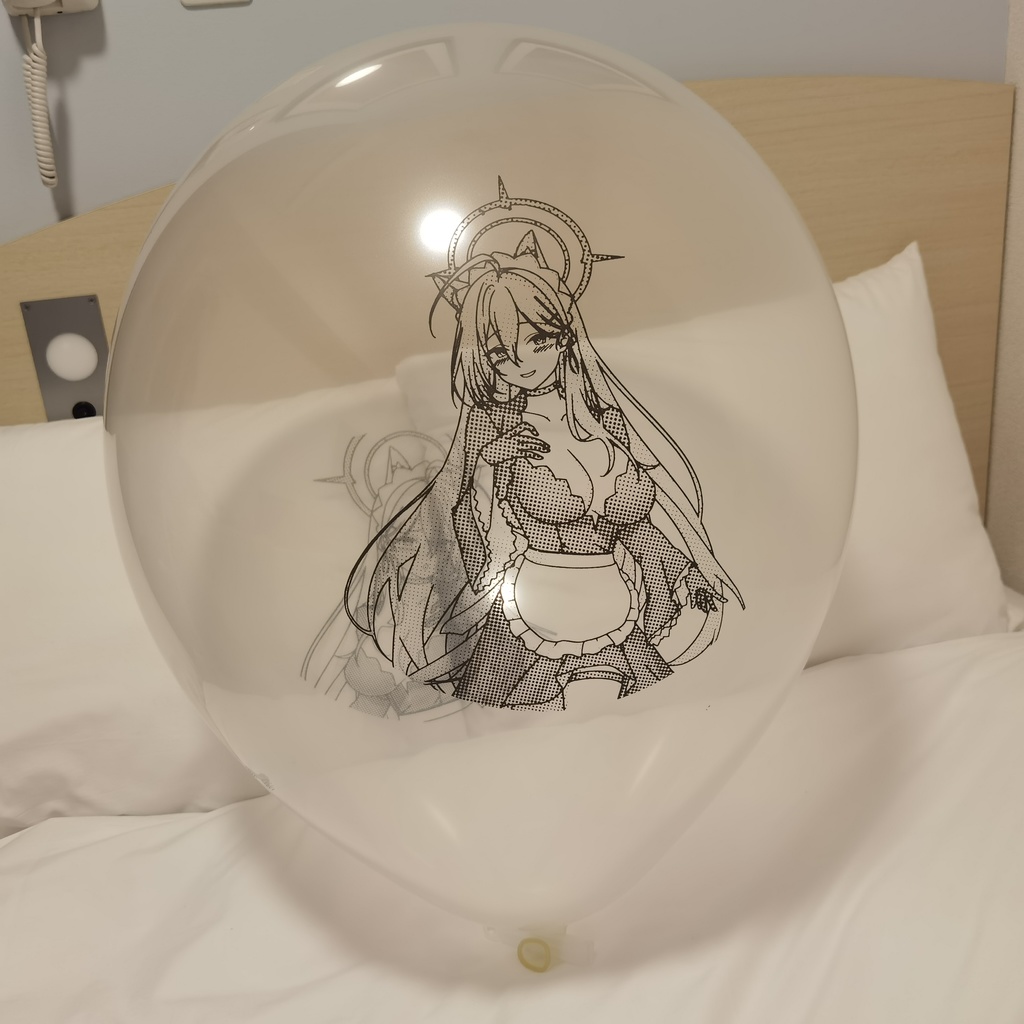 メイドなシロコ 風船 24inch Maid style shiroko balloon